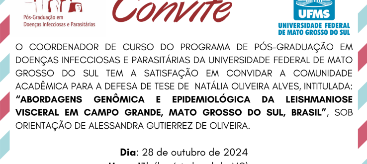 CONVITE: Defesa de Tese de Natália Oliveira Alves (28/10)