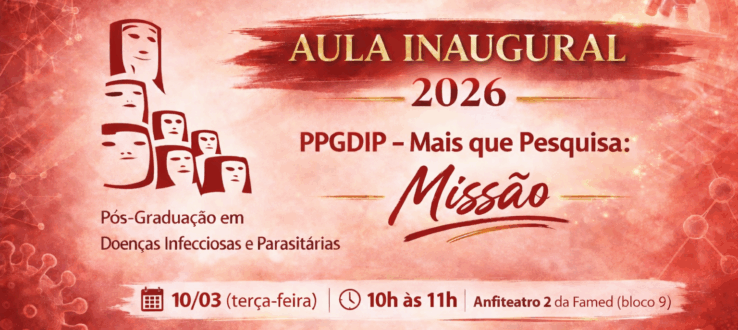 AULA INAUGURAL 2026: dia 10/03, às 10h, na Famed